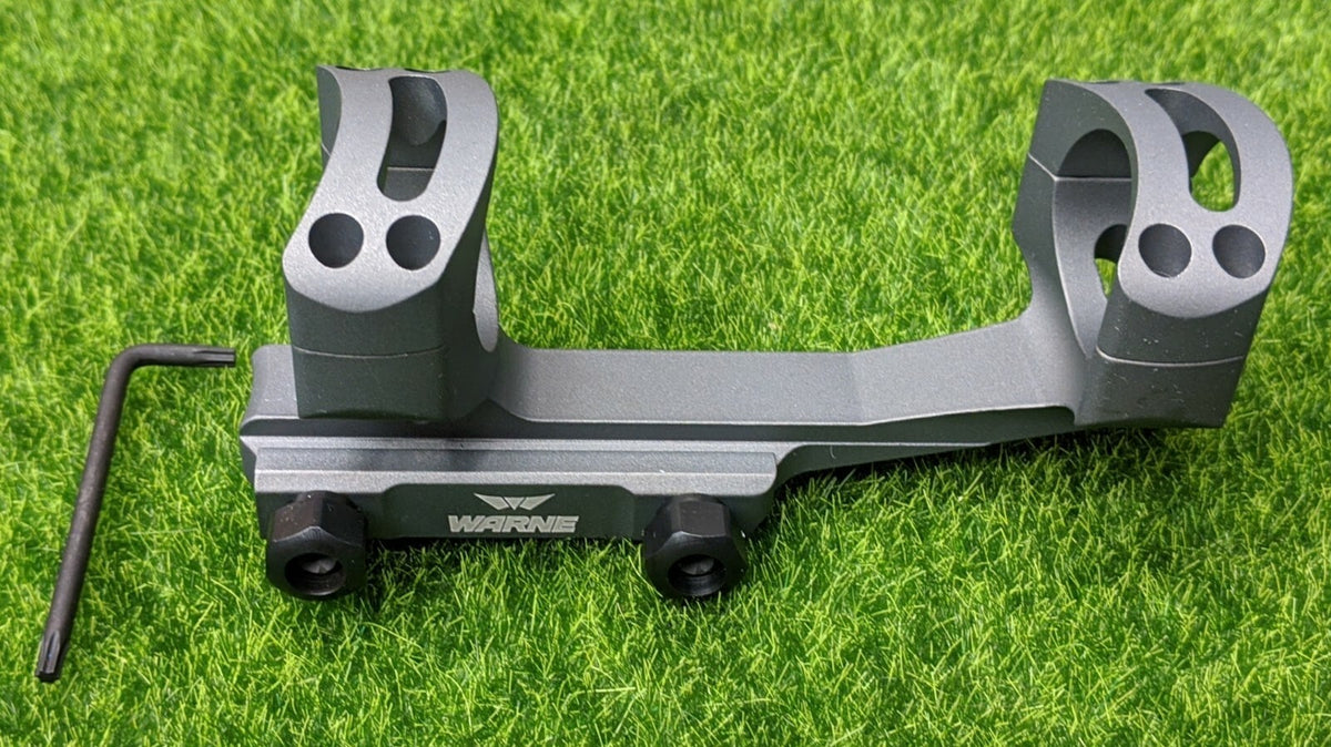 Warne 30mm Skeletonized Cantilever - Zero MOA, Extended
