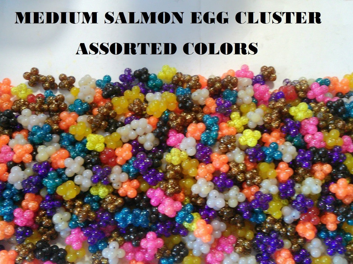 Medium Soft Plastic Salmon Egg Cluster Bait for Freshwater Fishing