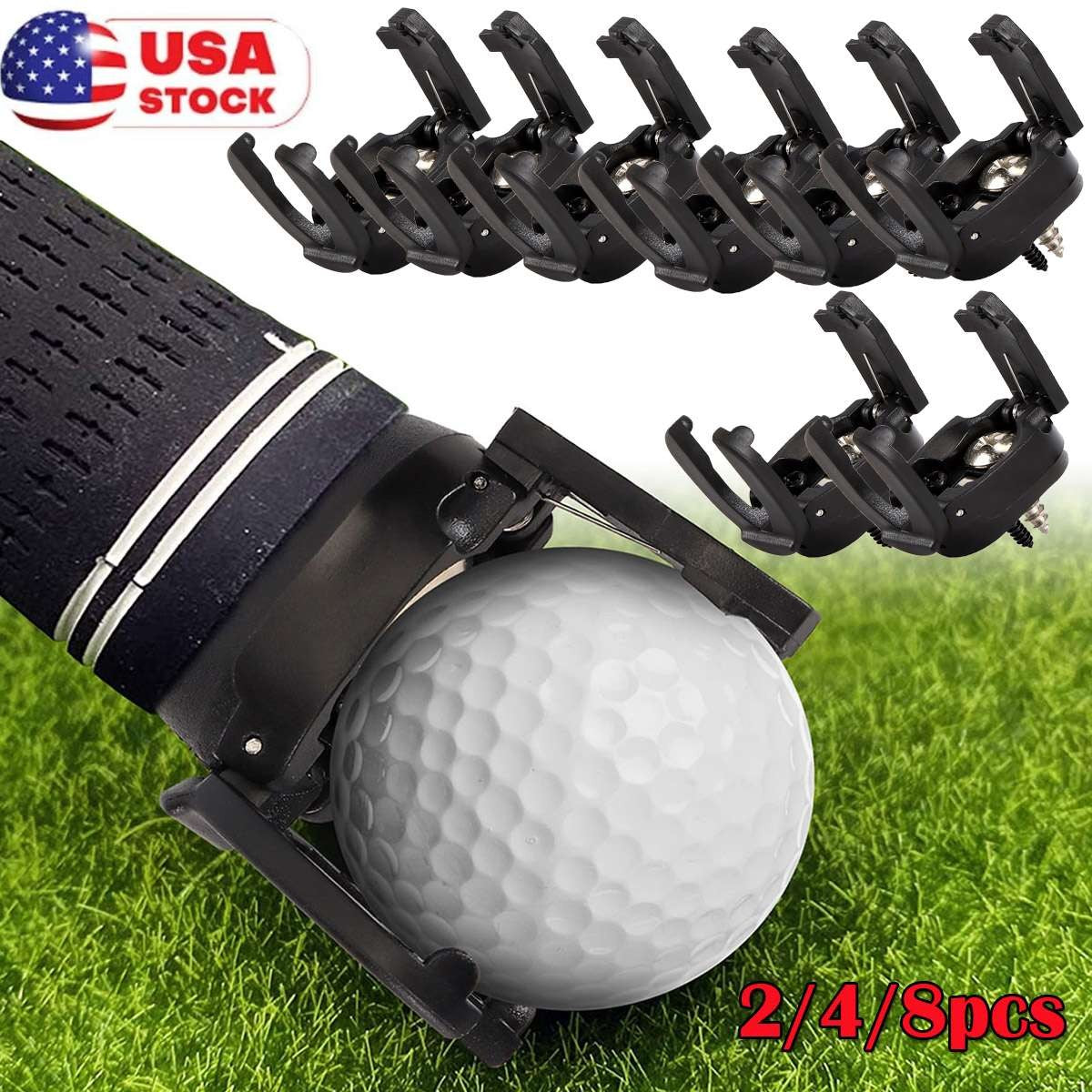 Golf Ball Picker Up Tool - Pack of 2, 4, or 8 for Easy Ball Retrieval