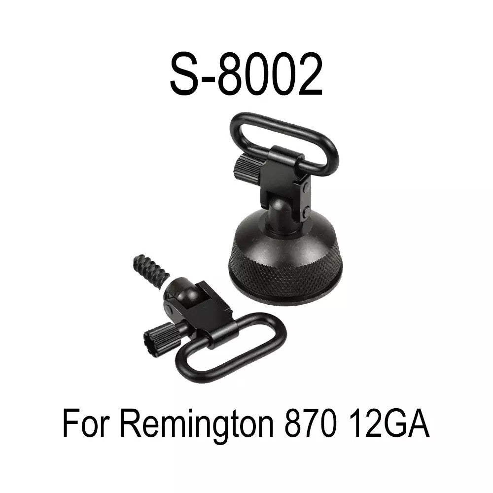 Remington 870 Shotgun Sling Mount Kit with Swivels & Cap - 12 Gauge