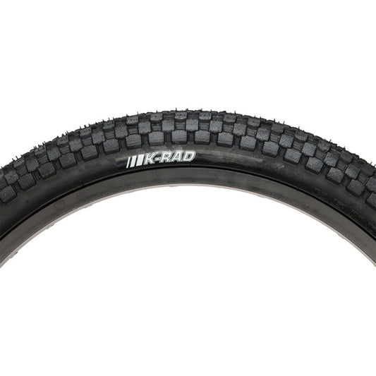 24 x 2.3 Bicycle Tire - Clincher Wire Black Reflective for BMX & Mountain