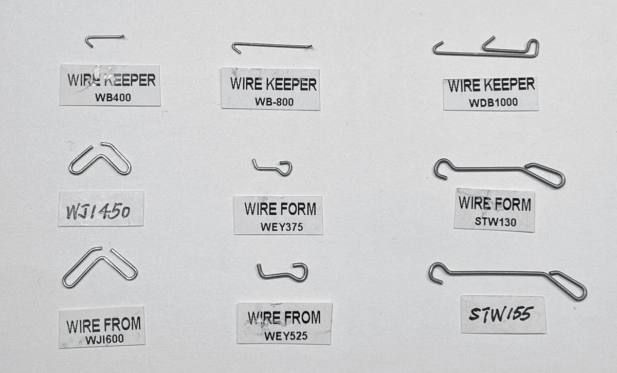 Wire Keeper Wire Form Set for Do-It Mold - 100 Pcs - Stainless Steel