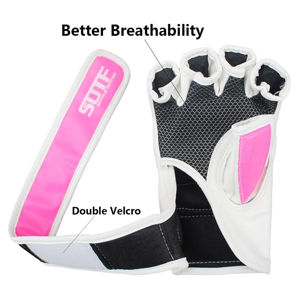 Adult Boxing Gloves Training Fight Gloves for Men Women - Durable Synthetic Leather