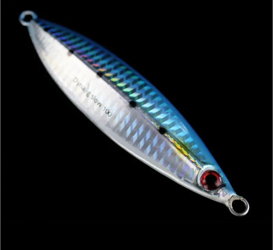 Heavy Duty Slow Pitch Jig with Double Assist Hooks - Deep Water Fishing Tackle