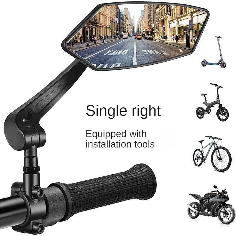 Cycling Handlebar Mirror Set for Mountain, Road & E-Bikes 22-25mm Fit