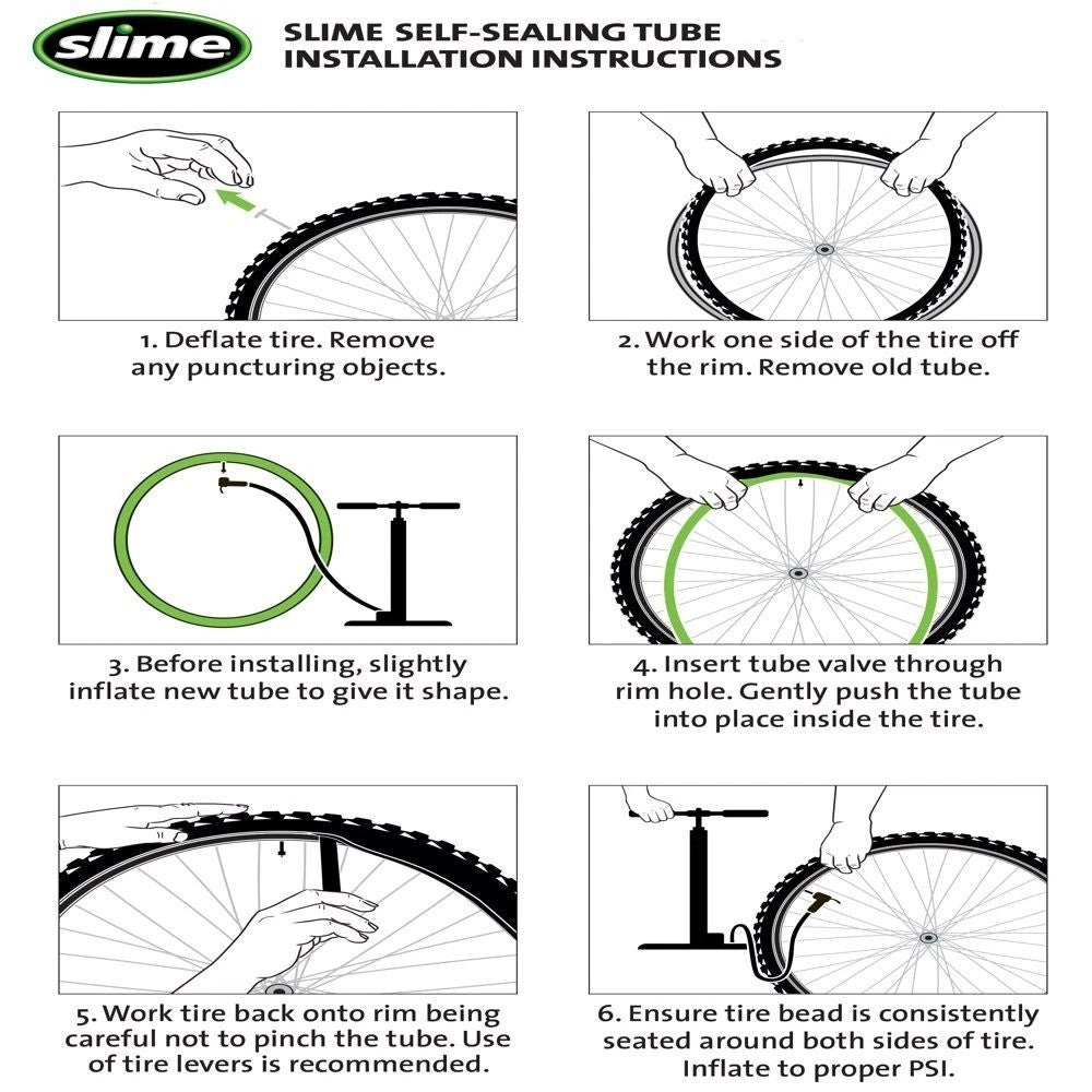 Self-Sealing Bicycle Inner Tube 29 Inch for Mountain & City Bikes - Extra Strength, Schrader Valve