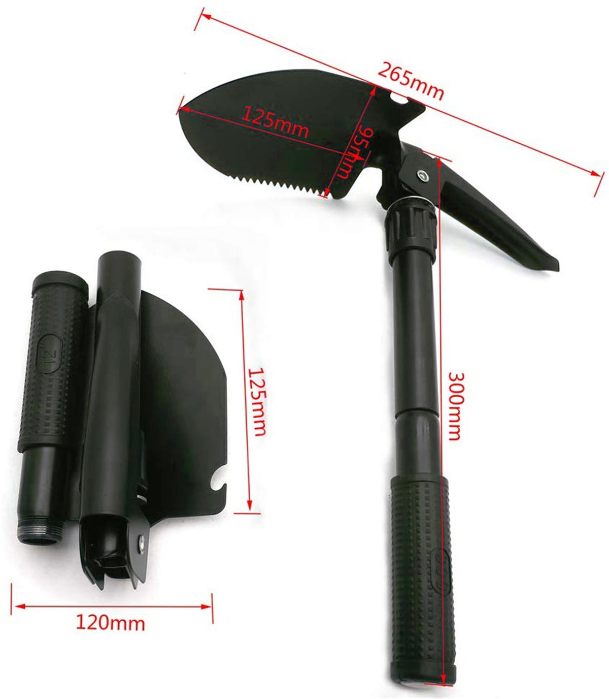 Multi-Function Military Folding Shovel - Survival, Camping & Garden Tool
