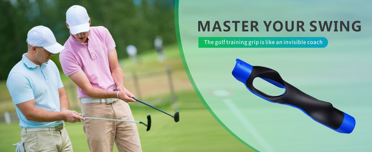 Golf Grip Trainer for Improved Swing & Grip Strength - Portable & Anti-slip