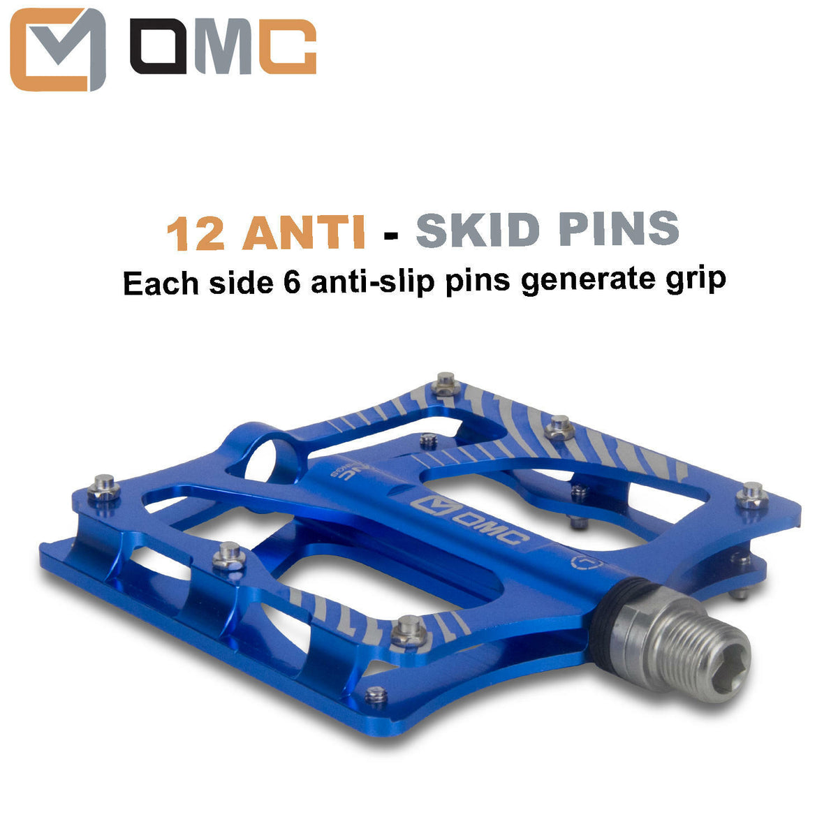 9/16 Inch Aluminum MTB Pedals with Sealed Bearings - Lightweight & Durable