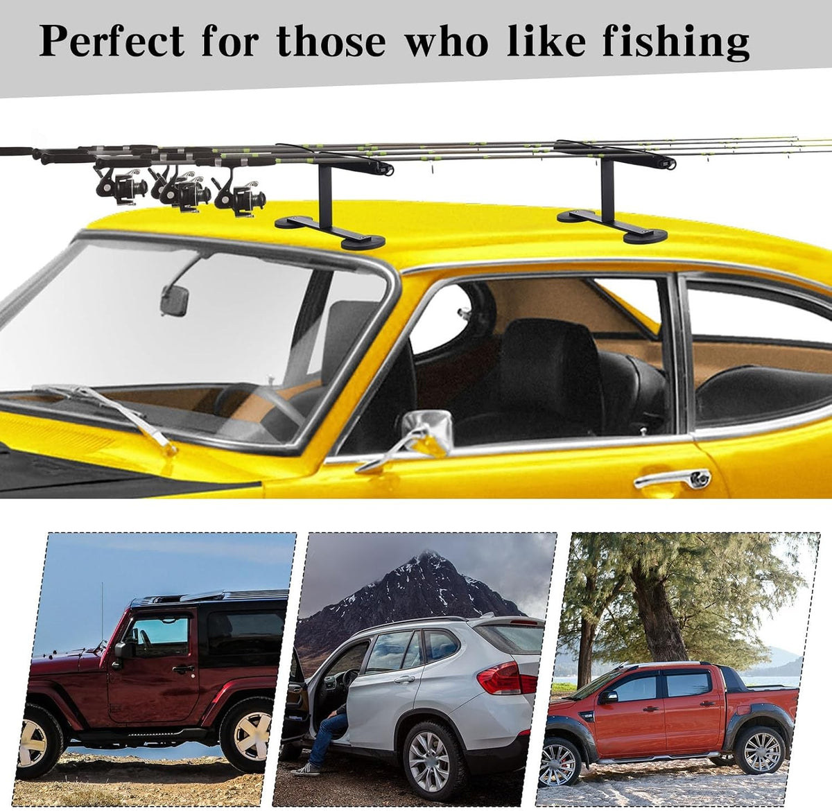 Magnetic Fishing Rod Holder for Truck and Vehicle Mounts