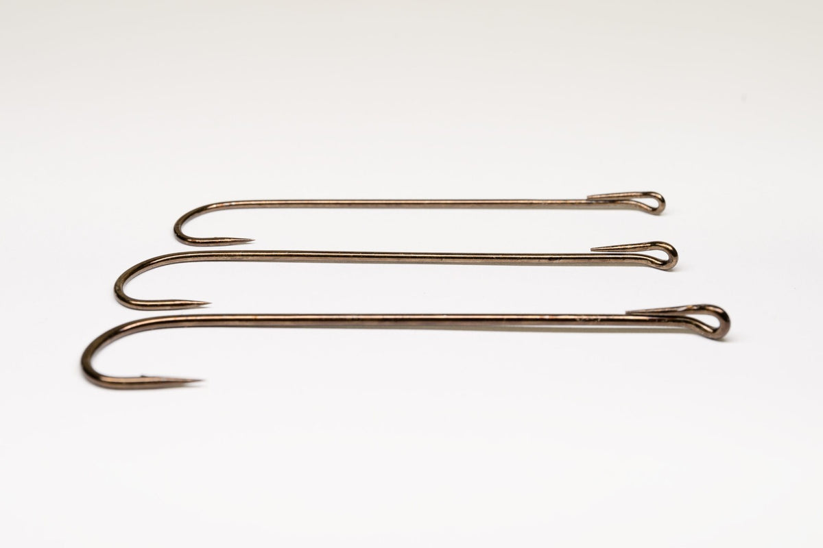 Fly Tying Hooks - Long Streamer, Carrie Stevens Style, 10 Pack
