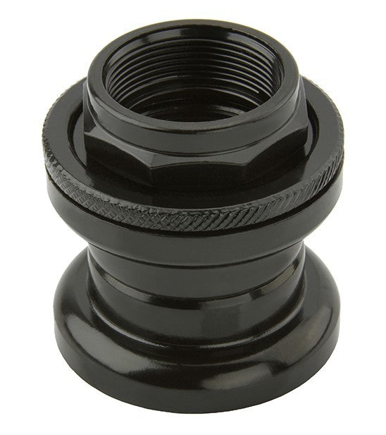 Bicycle Headset 1 Inch Threaded Steel Black BMX Compatible Upgrade