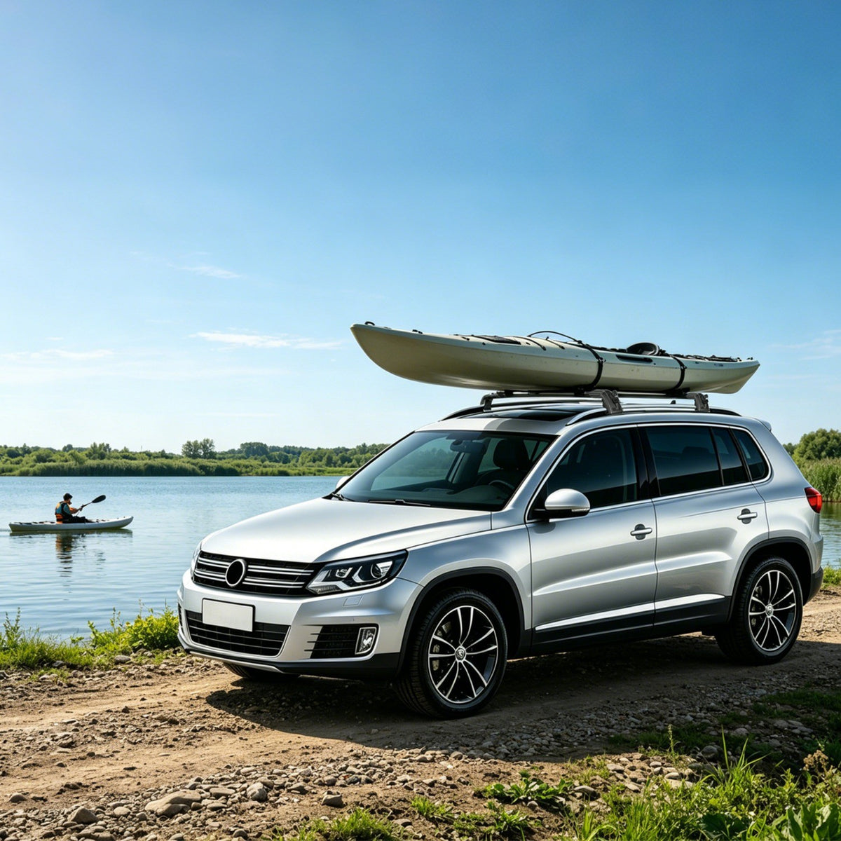 Roof Rack Cross Bars for Volkswagen Tiguan & Taos 2018-2026 - Heavy Duty Aluminum