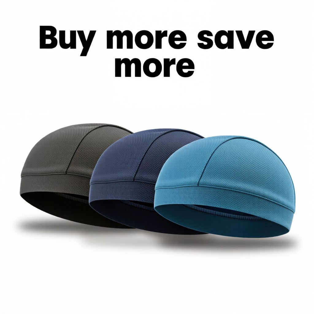 Unisex Cooling & UV Protection Skull Hats Pack - Breathable Quick-Dry Caps