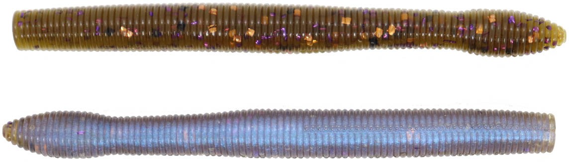 4.25 Inch Soft Plastic Fish Baits - Neko Ned Rig & Drop Shot Lures, 7 Pack