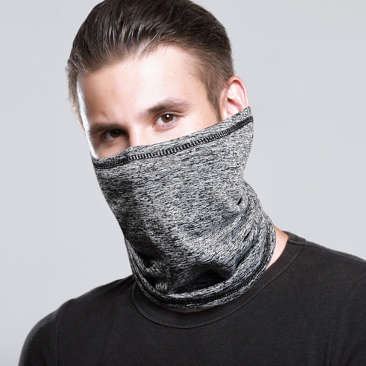 Unisex Winter Fleece Neck Gaiter and Mask for Skiing and Outdoor Activities
