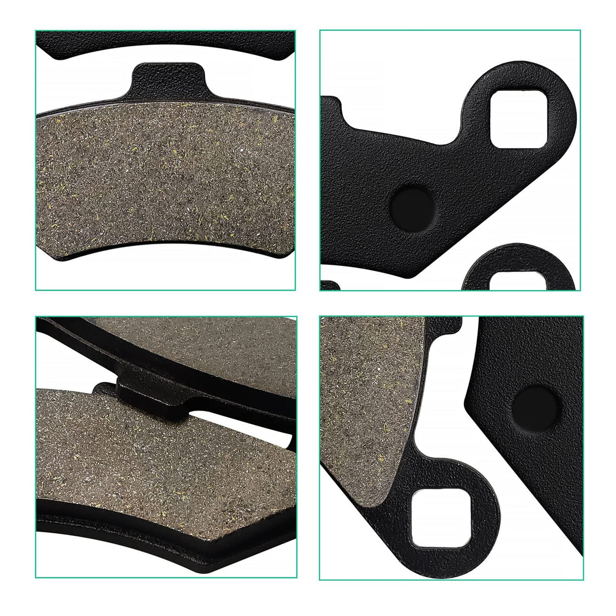 Polaris ATV Brake Pads Front & Rear Compatible with Sportsman 450-800