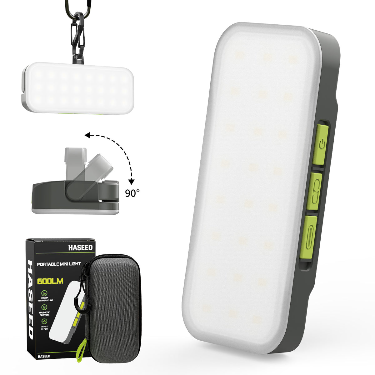 Rechargeable LED Work Light with Magnet and Multiple Brightness Modes
