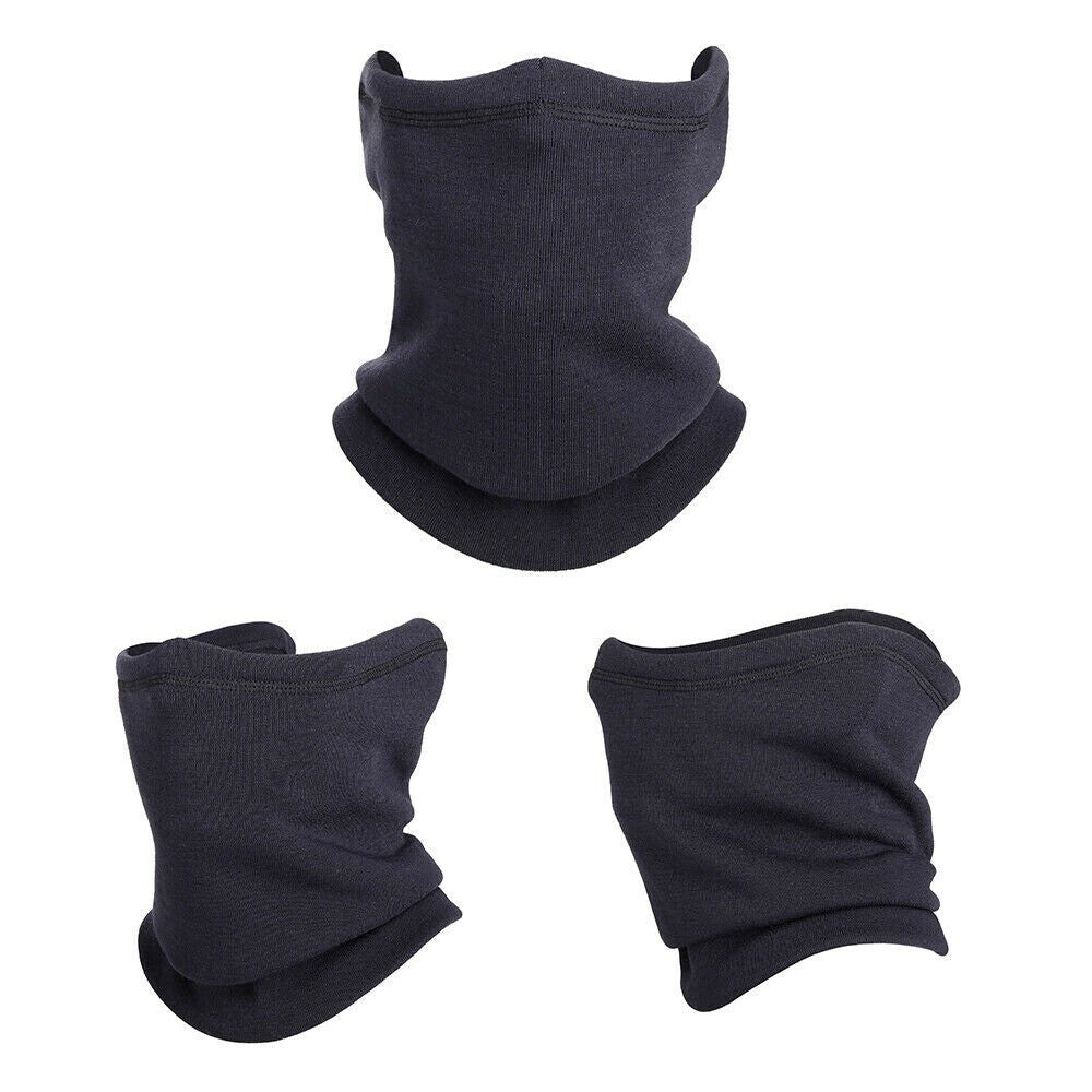 Winter Neck Gaiter Face Mask - Windproof Fleece Scarf for Cold Weather