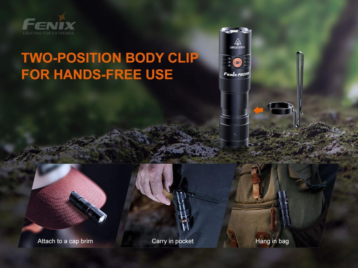 LED EDC Flashlight with Battery & Carrying Case - Compact, Waterproof, 800 Lumens