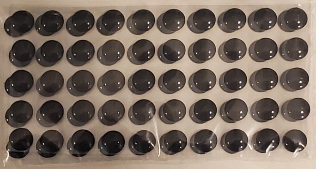 8mm Black 3D Fish Eyes for Fly Tying, Lures & Jigs - 100 Pack