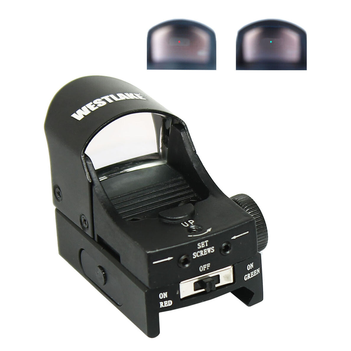Mini Holographic Reflex Dot Sight 3 MOA Green Red Dual Illumination for Handguns