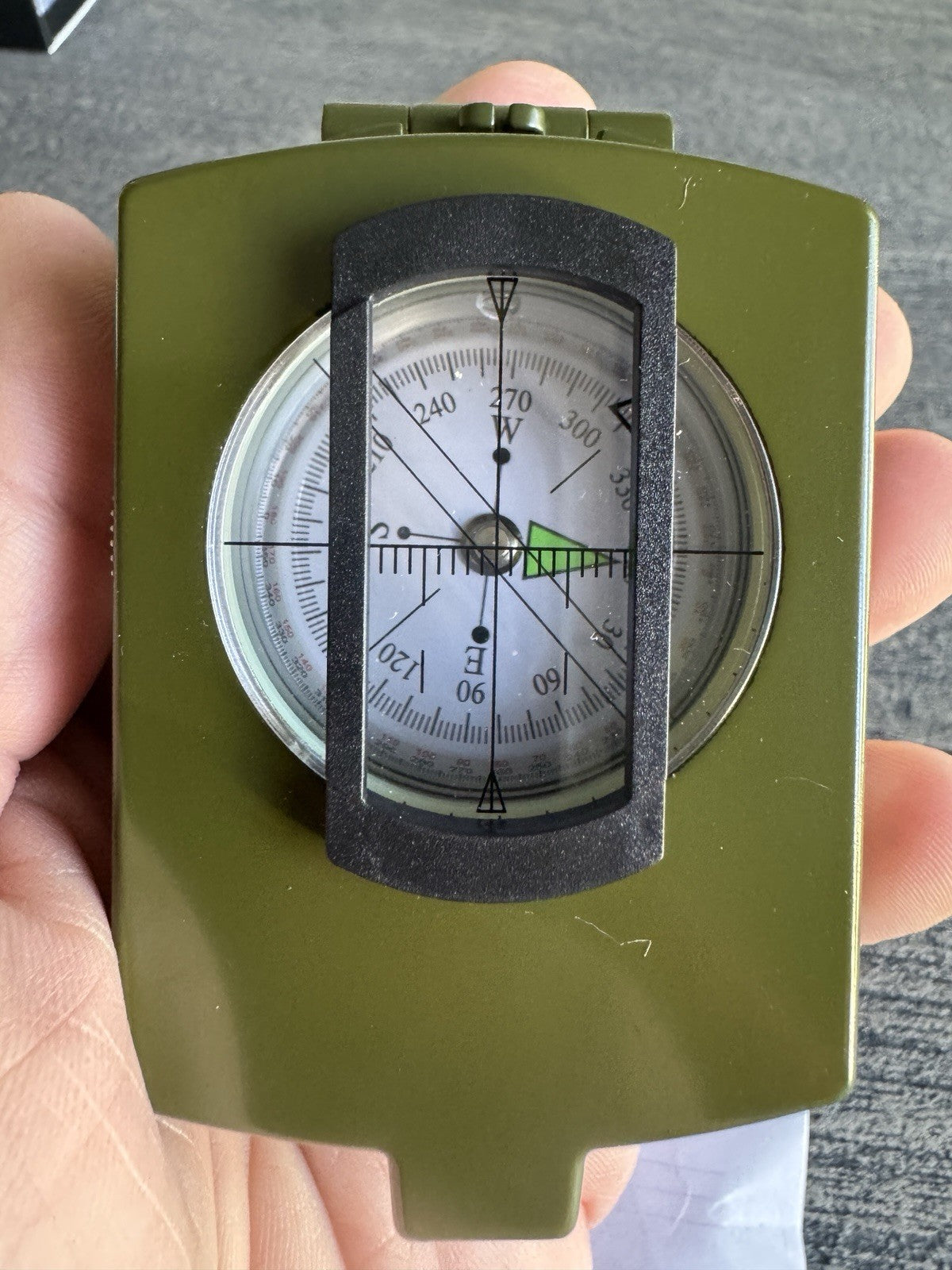 Waterproof Military Compass AF-4580 Lensatic Sighting for Camping Hiking