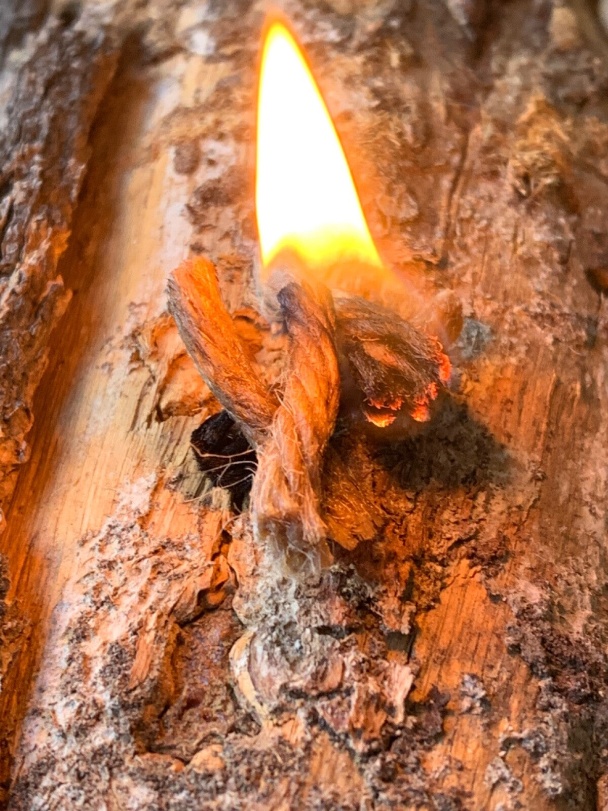 Hemp Fire Rope Fire Starters - Waterproof 10 Pack for Camping & Outdoor Use