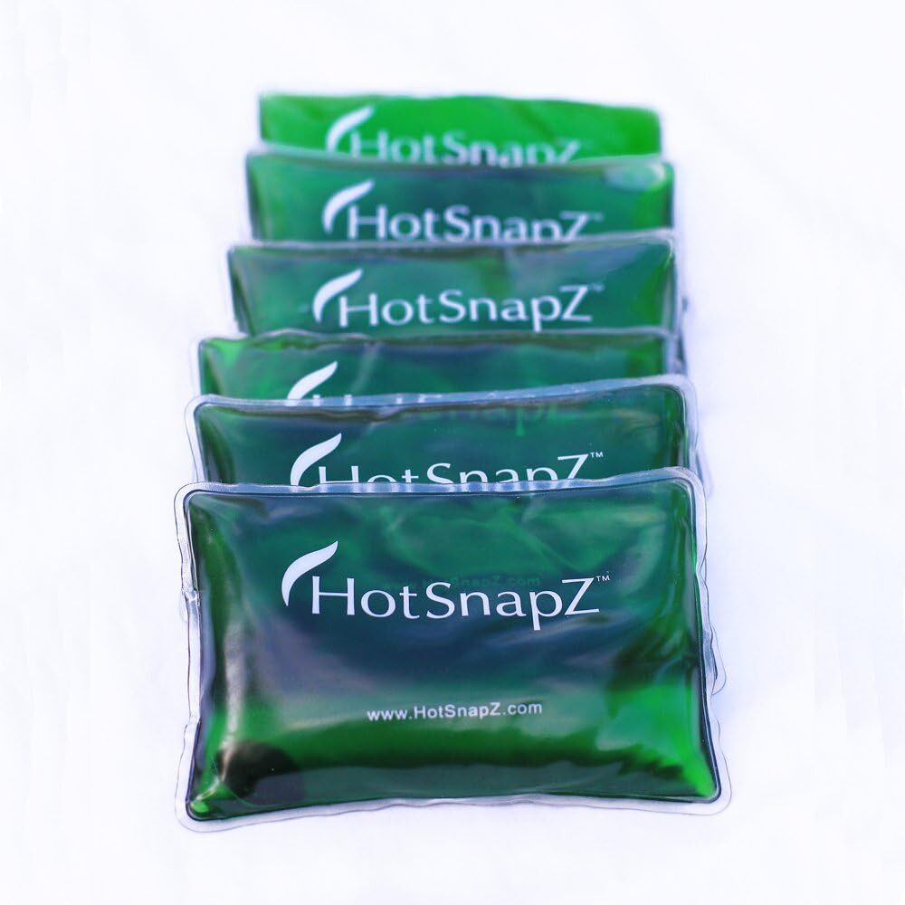 Reusable Hand Warmers Set of 6 - Instant Heat Packs for Cold Weather