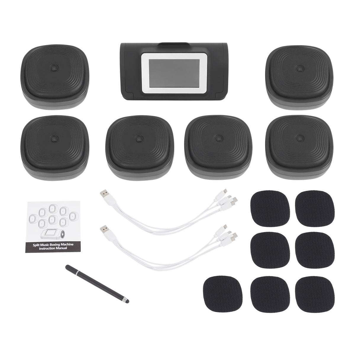 Bluetooth Boxing Punching Machine with 6 Targets and Music Training