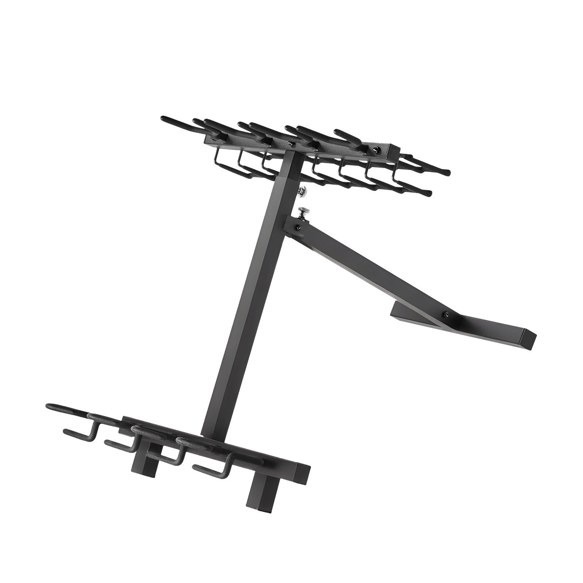 Portable Folding Gun Rack Stand for 7 Handguns and 4 Rifles