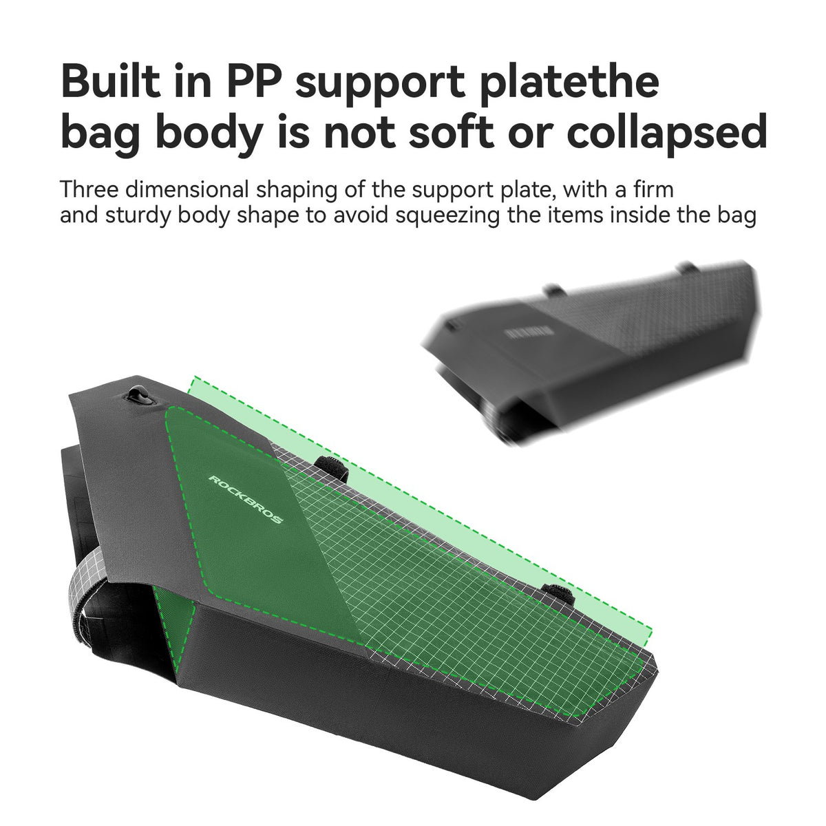 Waterproof Bicycle Frame Bag for Road Gravel MTB - 1.7L Capacity