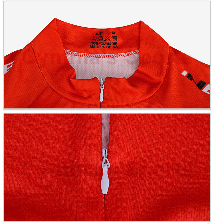 Men's Cycling Jersey Short Sleeve Breathable Moisture-Wicking Sports Shirt