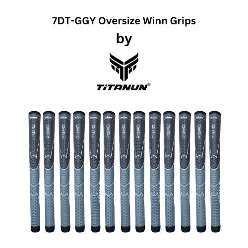 Oversize Comfort Tacky Grip for Tennis, Golf, and Sports Equipment - Dark Gray