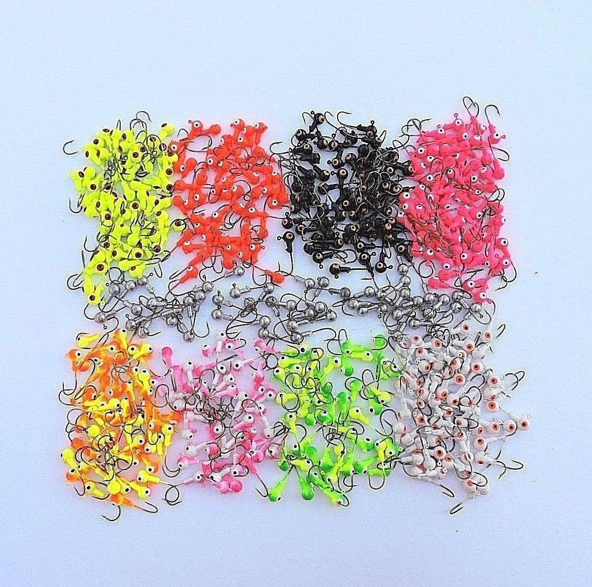 Fishing Jig Heads 50 PCs 1/8 oz Lead Hooks for Crappie & Bass