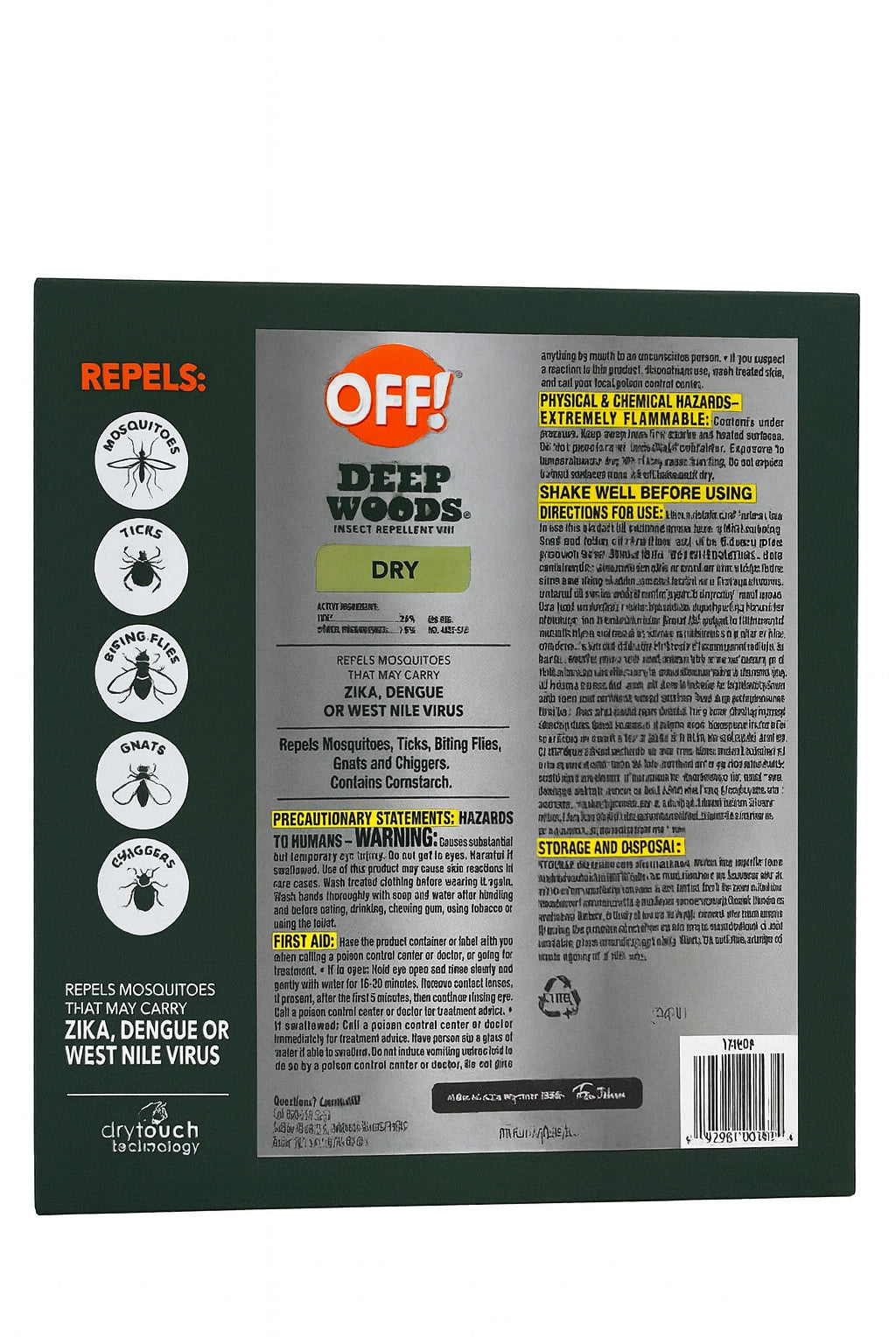 Insect Repellent Set - 3 Pack, Long-Lasting 8-Hour Protection, DEET 25%