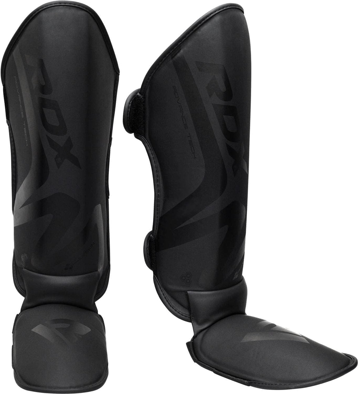 Muay Thai Shin Guards Size Small Unisex Non-Slip Fit Black