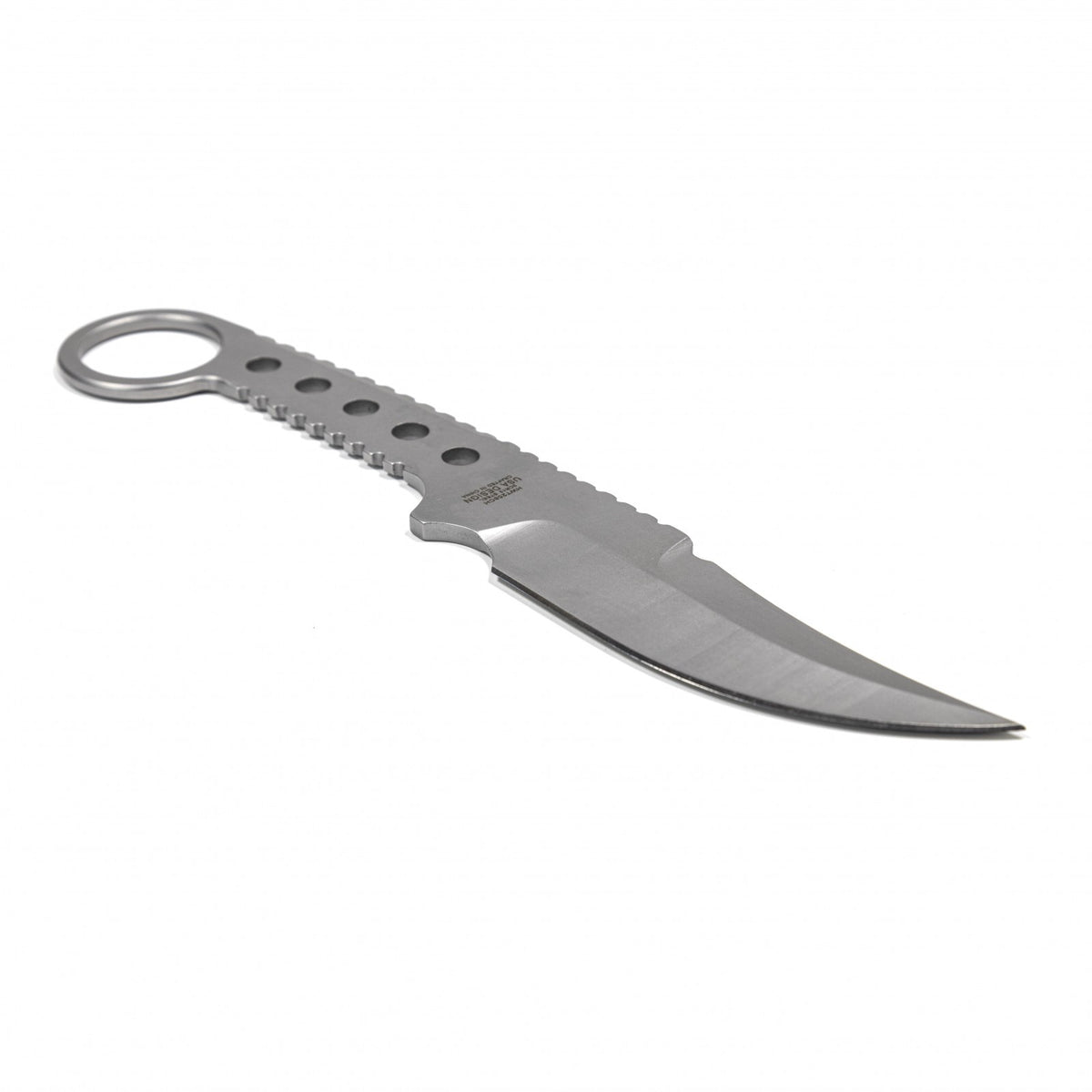 Full Tang Clip Point Tactical Knife with Kydex Sheath - Stainless Steel, 3.5 Inch Blade