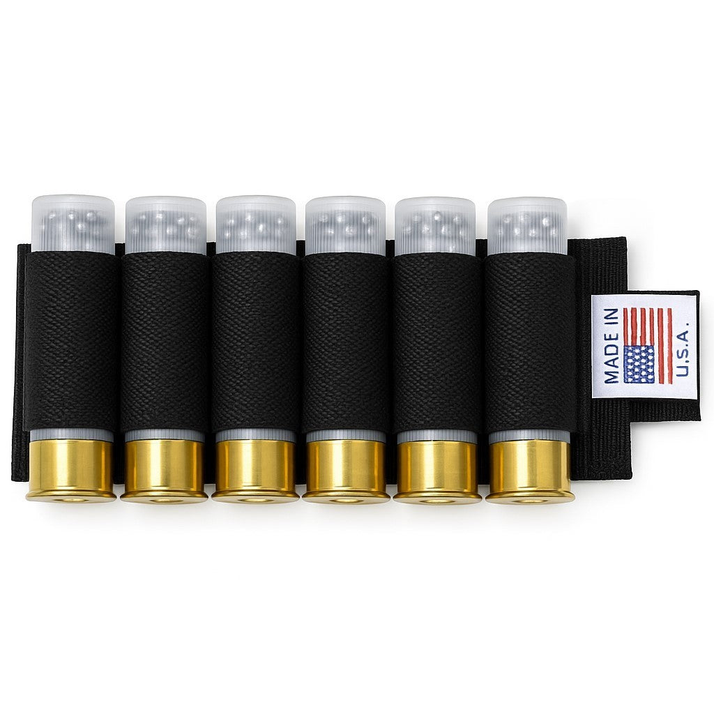 6-Shell Shotgun Shell Carrier for Maverick 88 & Mossberg 12 Gauge - Nylon Side Holder