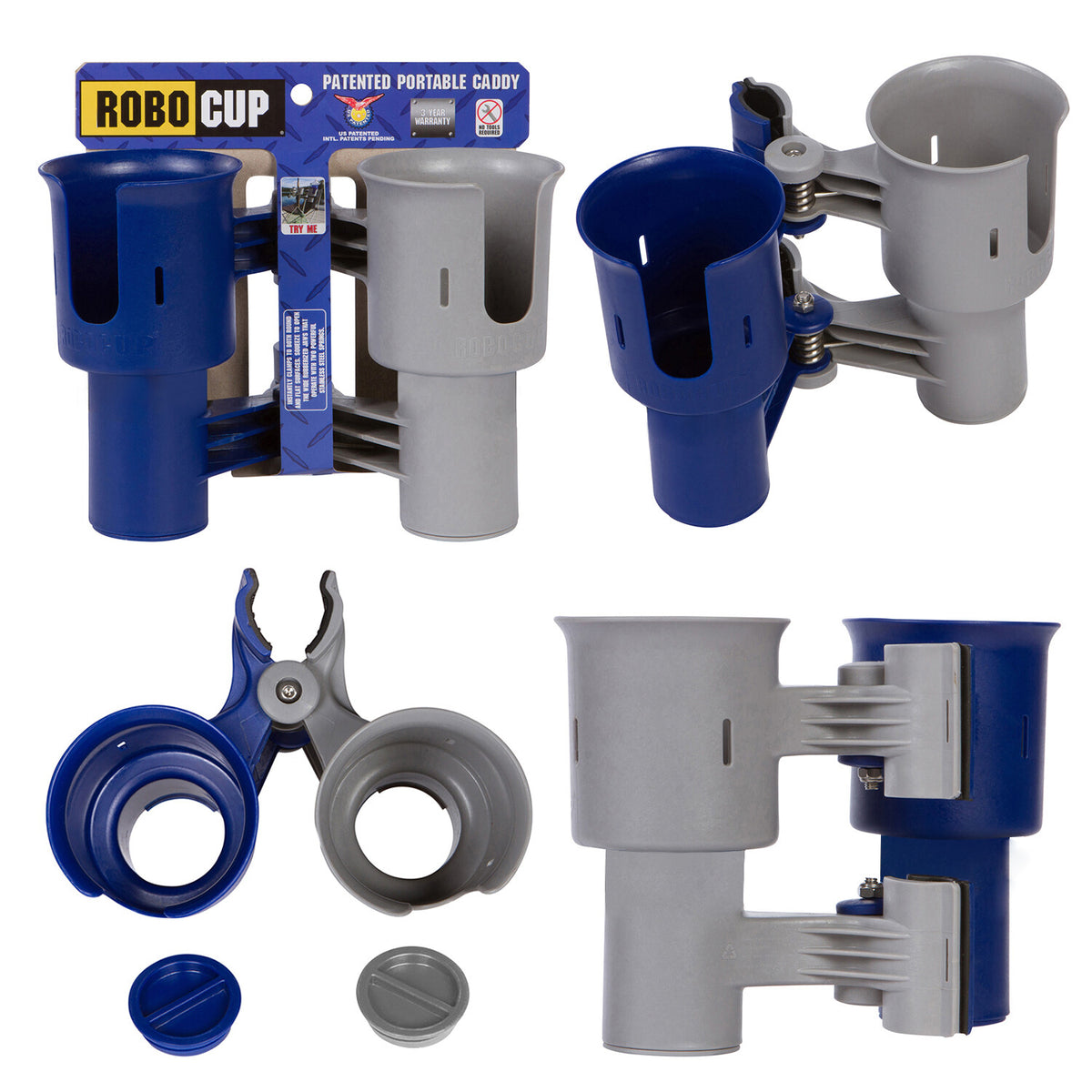 Multi-Color RoboCup Bundle with Holster and Plus - Durable Portable Clamping Tool