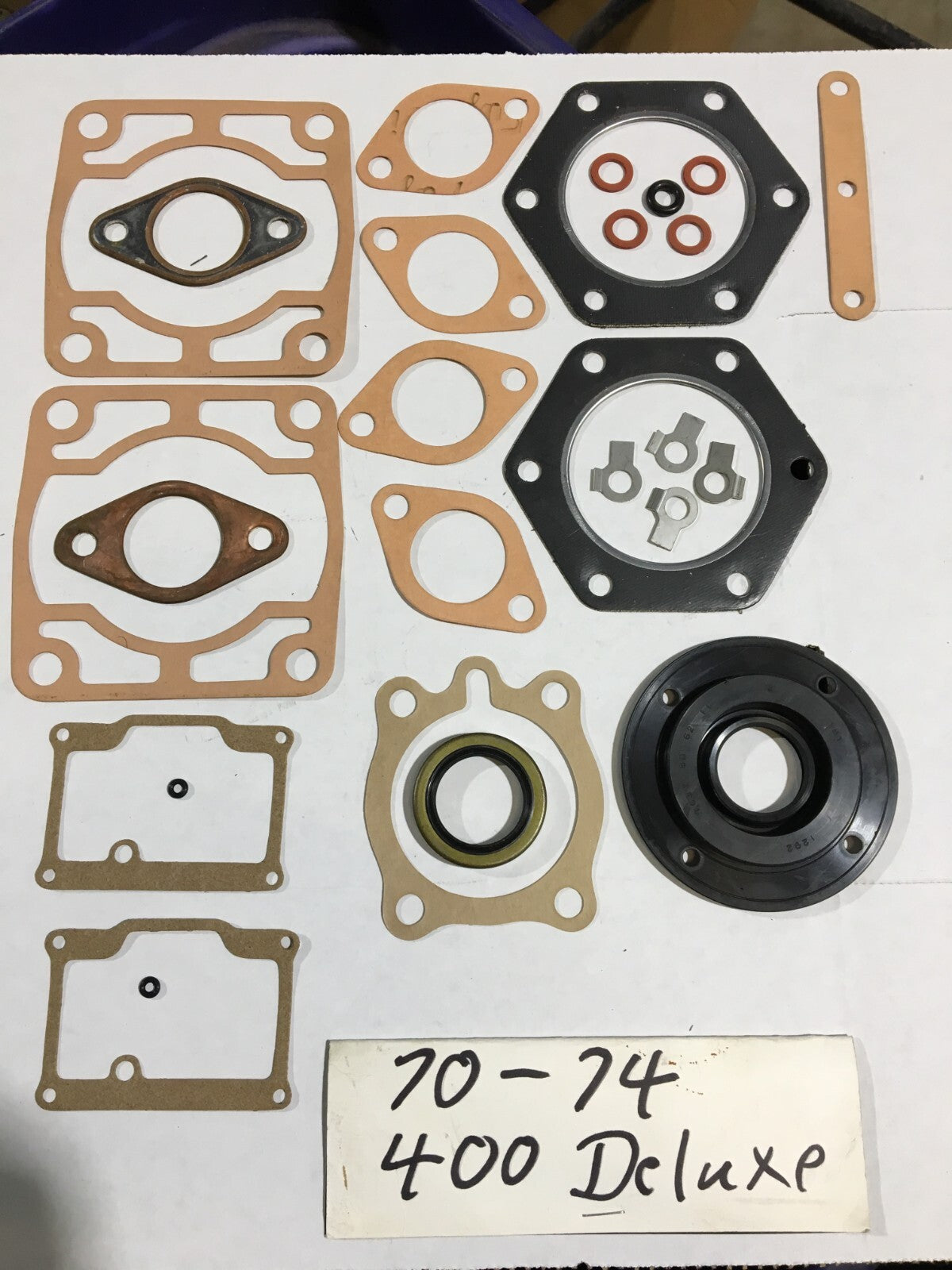 Vintage Polaris Gasket Set for 1970-1974 Mustang Charger 400 Twin Fans