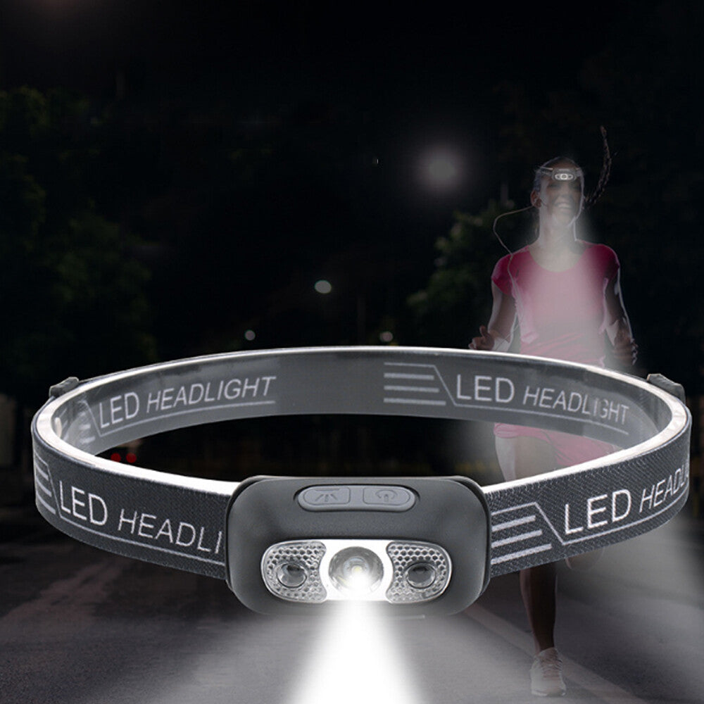 Rechargeable Waterproof LED Headlamp for Outdoor Activities - 500 Lumens