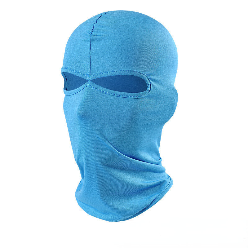 Unisex Ski Face Mask with 2 Holes UV Windproof Breathable Balaclava