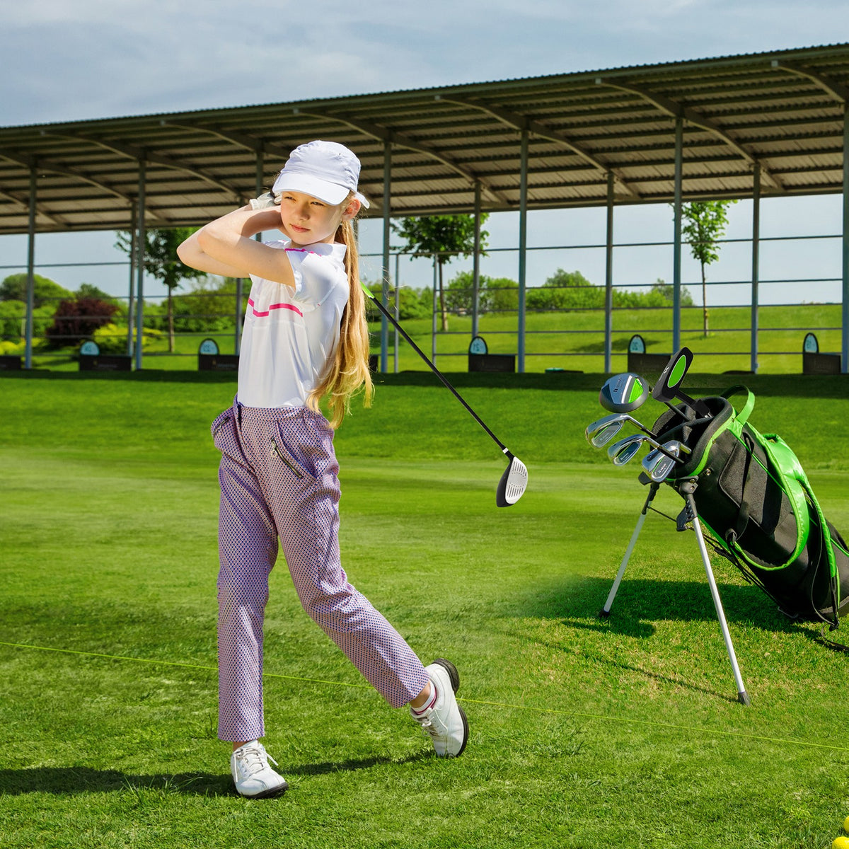 Junior Complete Golf Club Set for Kids 11-13 Years Old with Stand Bag & Accessories