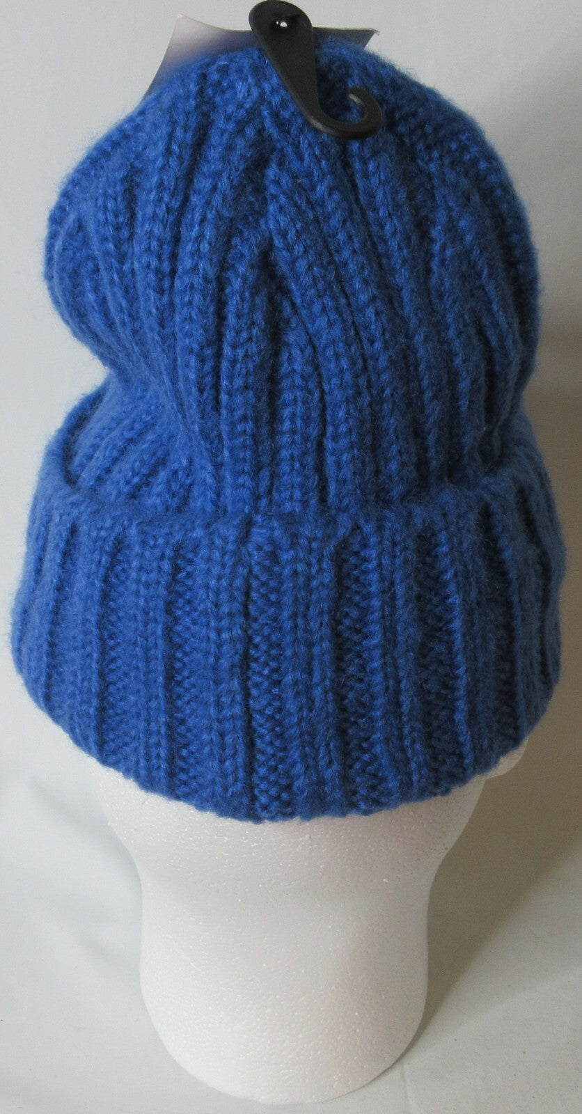 Adult Cable Knit Beanie Hat - Royal Blue, One Size, New with Tag