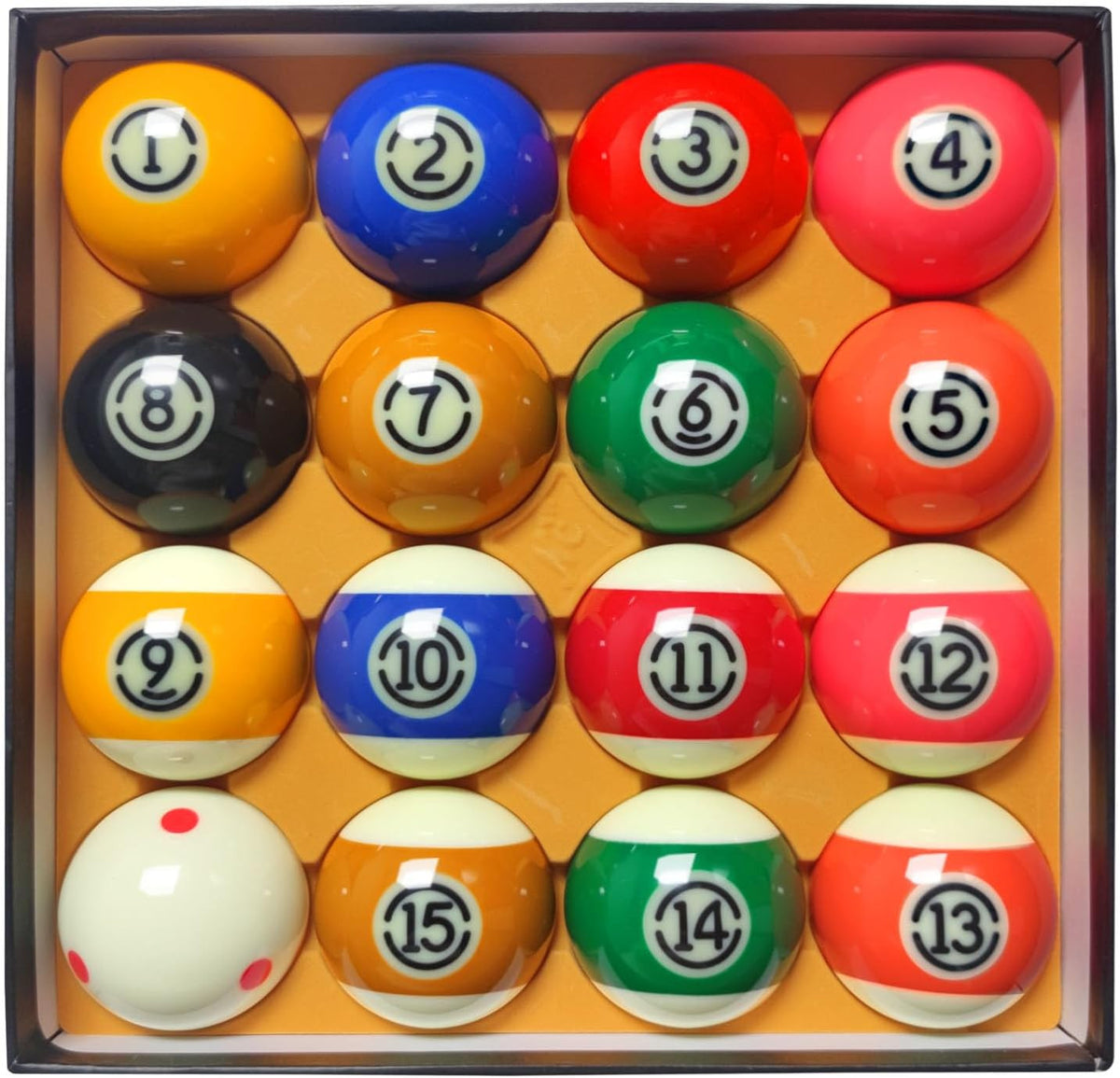 SRS #4 Pool Ball Replacement - 2-1/4" Solid Purple, Polyester Resin