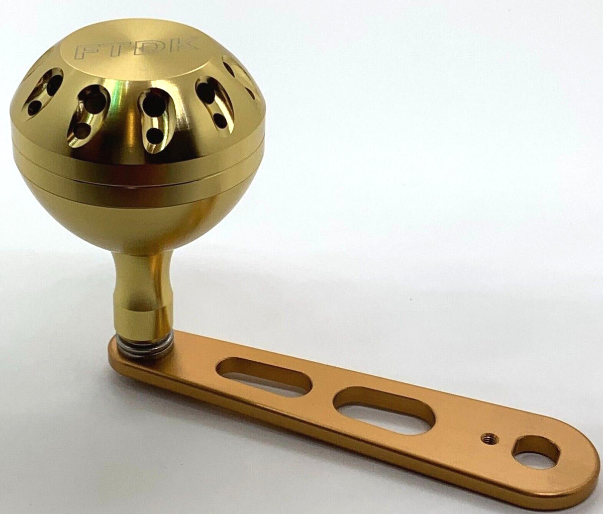 Fishing Reel Handle Kit with 47mm Knob for Saltwater Baitcasting Reels - Custom Aluminum