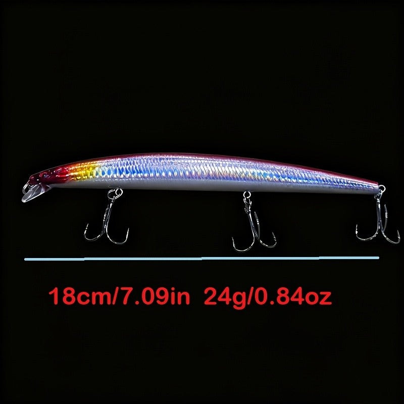 10pcs Large Minnow Sea Fishing Lures Artificial Hard Baits for Saltwater Fishing