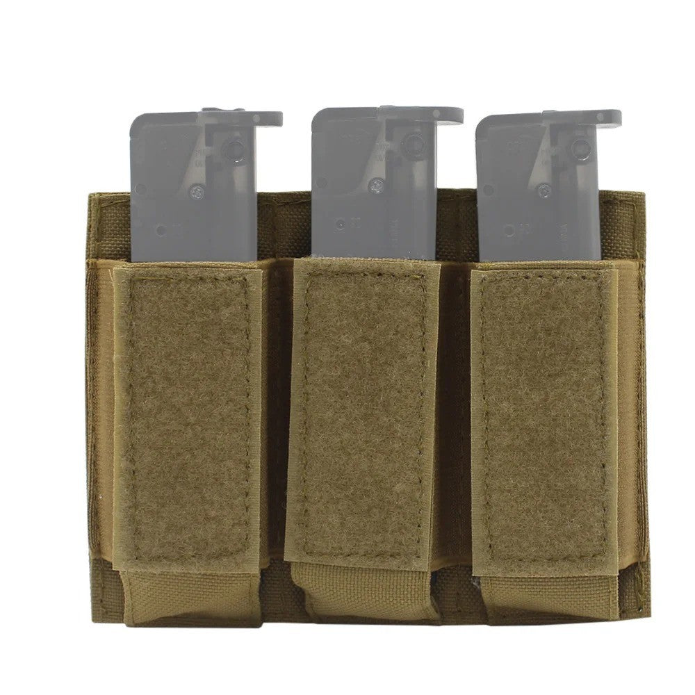 Tactical Molle Magazine Pouch for 9mm/40 Cal/45 ACP - Single, Double, Triple Options