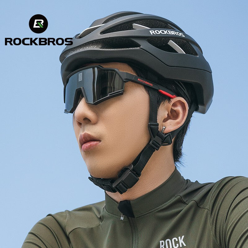Photochromic Cycling Glasses with Electronic Color Changing Lenses - Lightweight TR Frame